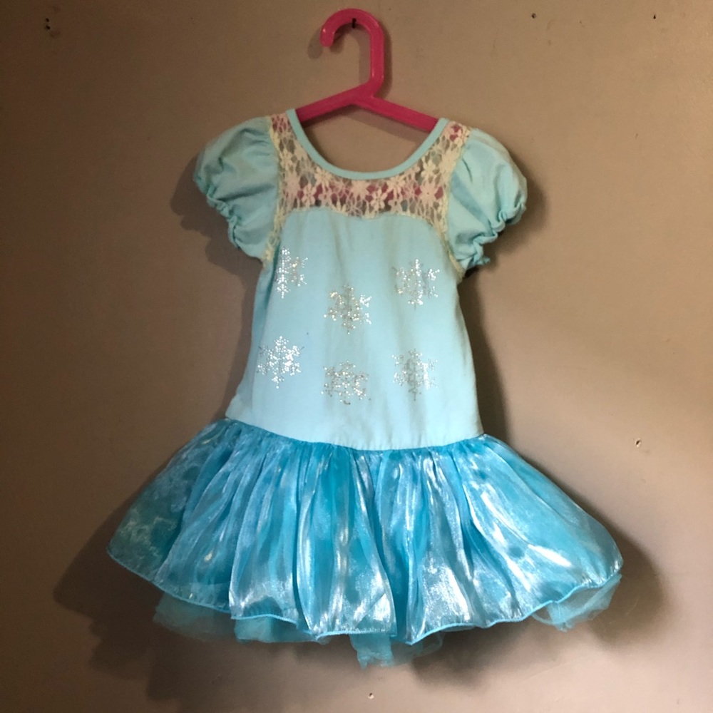 IEFieL Dress Girls Large Elsa Frozen Satin Dress